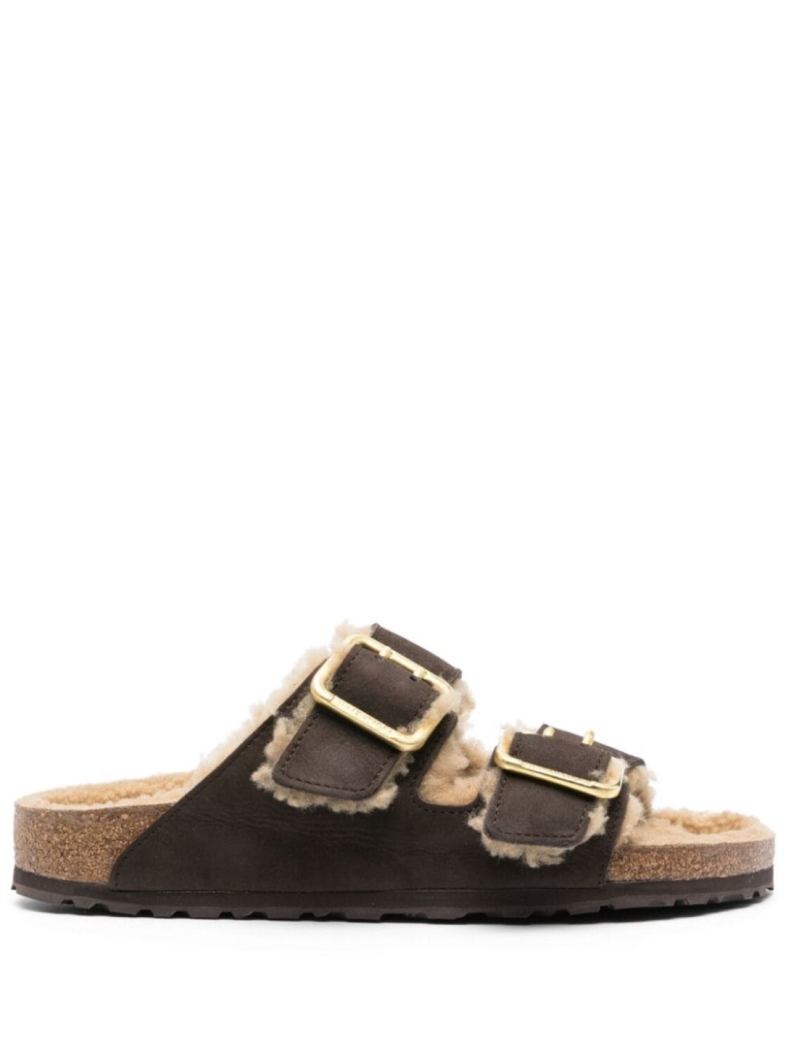 

Birkenstock сандалии Arizona с подкладкой из овчины, коричневый