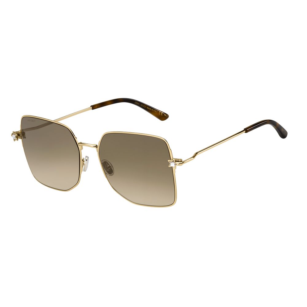 

Солнцезащитные очки из золотистого металла Jimmy Choo Eyewear