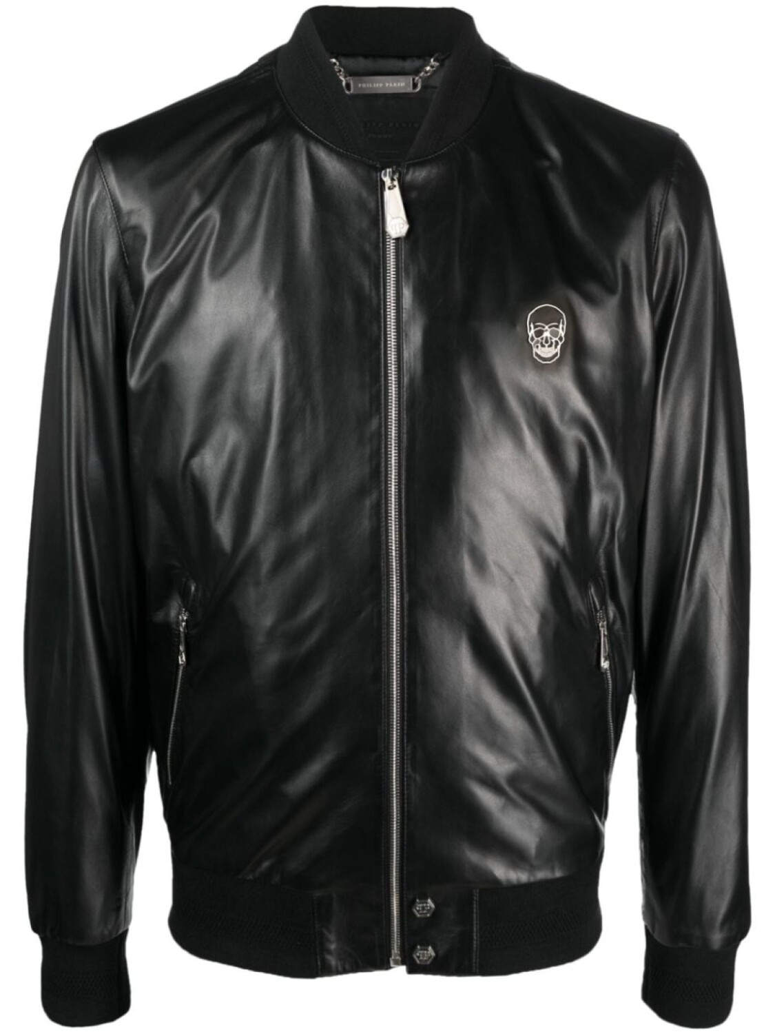 

Бомбер с декором Skull Philipp Plein, черный