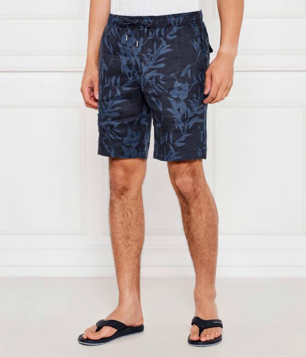 

Льняные шорты гарлем Regular fit Tommy Hilfiger, синий