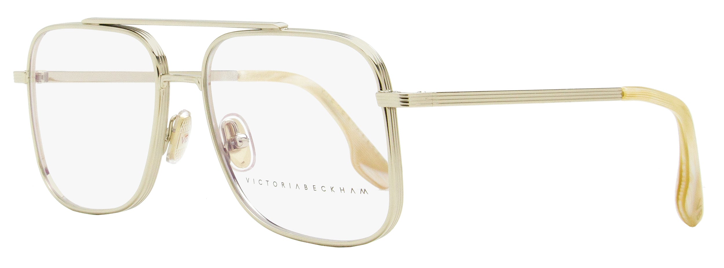 

Женские очки Victoria Beckham Navigator VB221 715 светло-золотые 55 мм