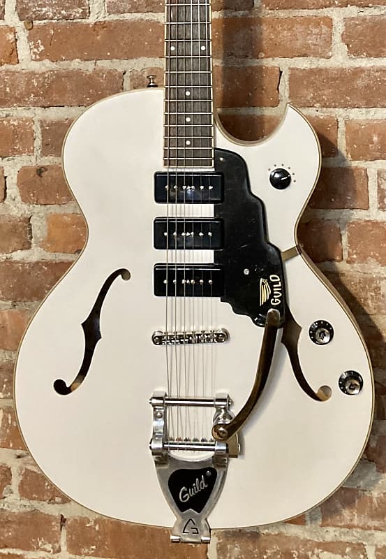 

Электрогитара Guild Newark St. Starfire I Jet 90 Satin White, Support Brick And Mortar Shops, We Ship Fast!