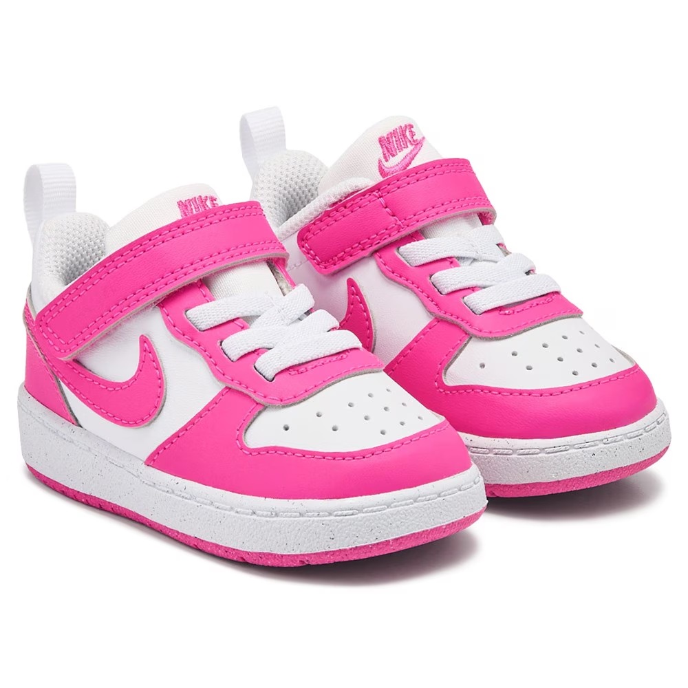 

Детские кроссовки court borough low recraft для малышей Nike, pink/white