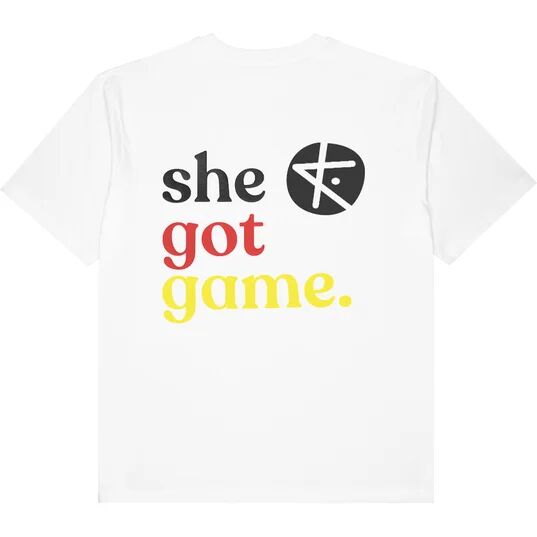 

Футболка She Got Game Statement – Германия Kickz, белый