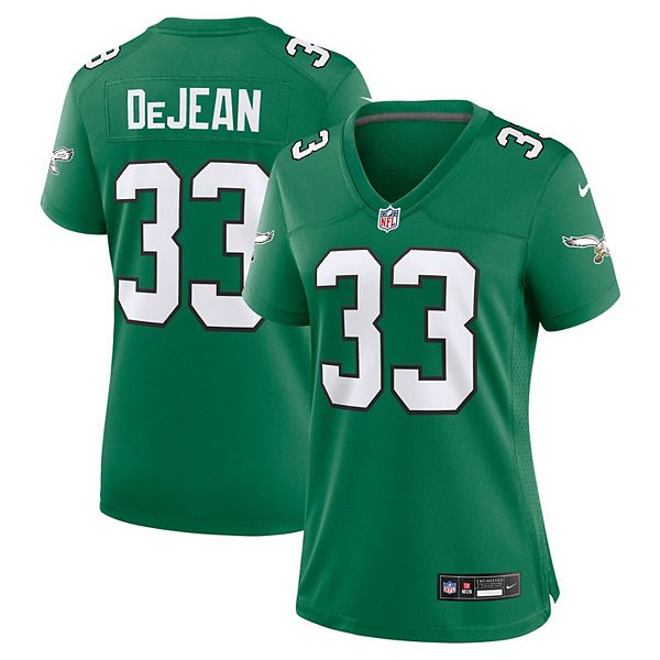 

Женская футболка Cooper DeJean Kelly Green Philadelphia Eagles Alternate Game Nike, Зеленый, Женская футболка Cooper DeJean Kelly Green Philadelphia Eagles Alternate Game Nike