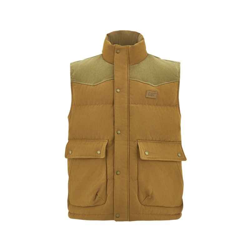 

Жилет мужской CAT, Dark Khaki, Хаки, Жилет мужской CAT, Dark Khaki