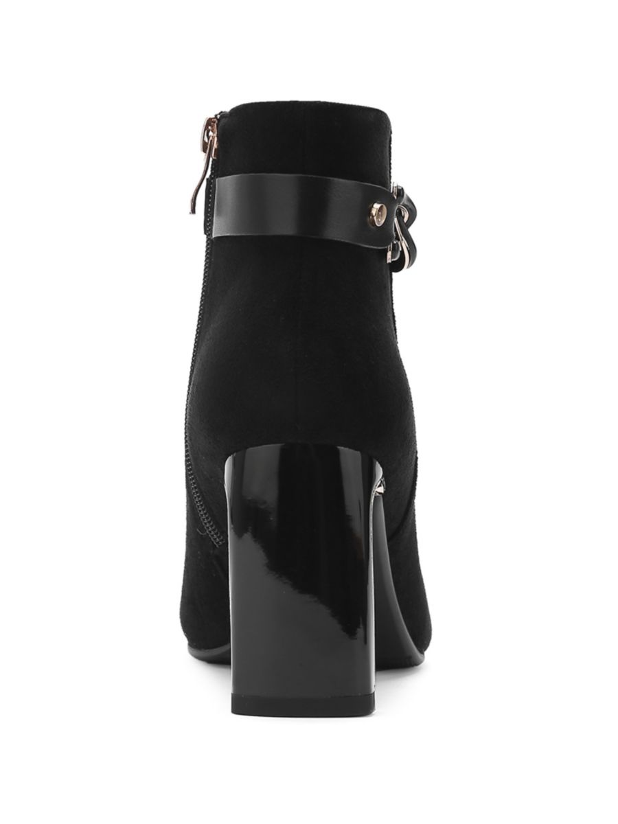 Ботинки из искусственной замши для подиума Lady Couture, желто-коричневый — фото 3