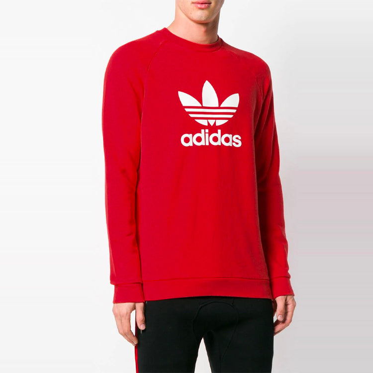 Худи adidas originals Sports Pullover Couple Style Orange, оранжевый — фото 4
