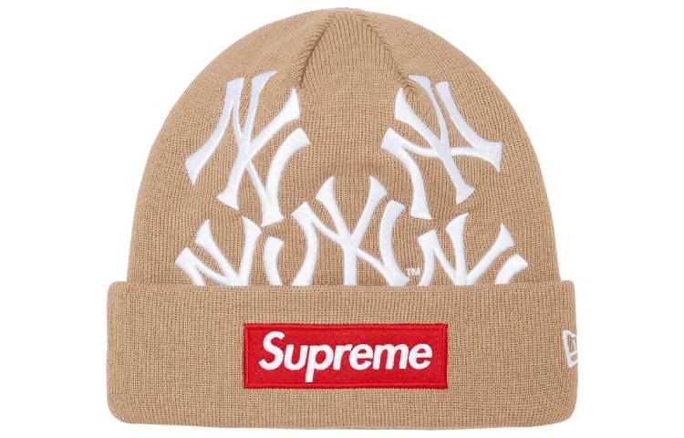 

Шапка Supreme New York Yankees, розовый