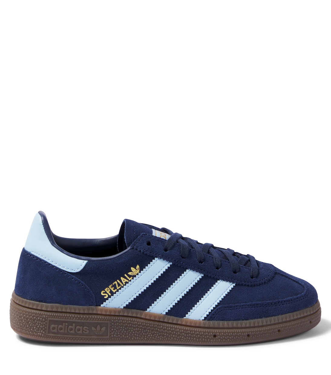 Кроссовки Handball Spezial из замши Adidas Originals Kids, Collegiate Navy/Clear Sky/Gum5 — фото 4