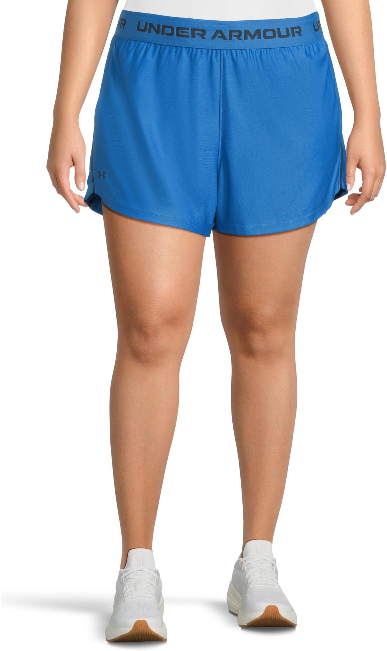 

Шорты Under Armour Plus Tech Play Up Shorts, цвет Blue Atlantis/Washed Navy