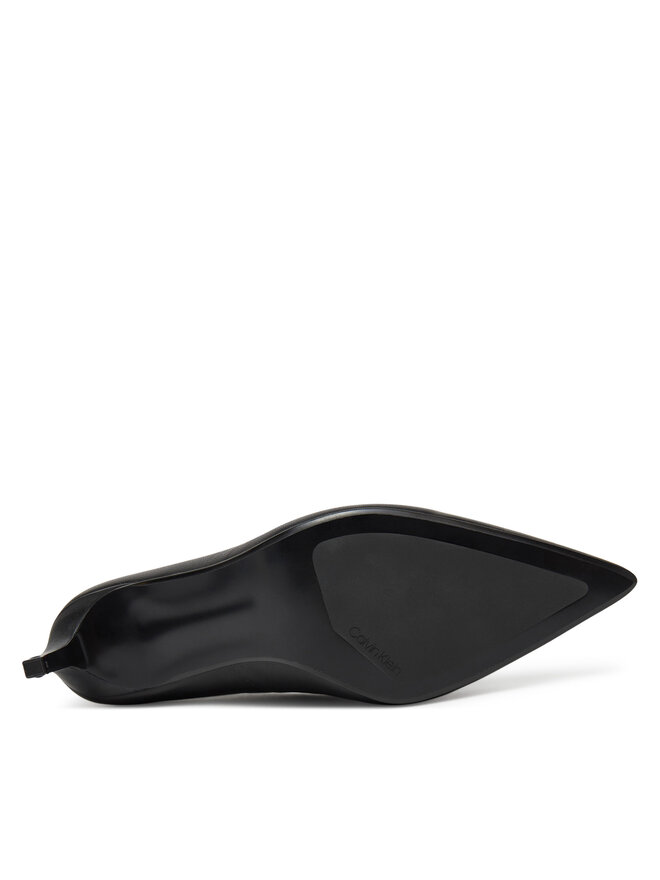 Туфли на высоком каблуке Pump 70 Pointy Hw Bar Lth HW0HW02561 Calvin Klein, черный — фото 4