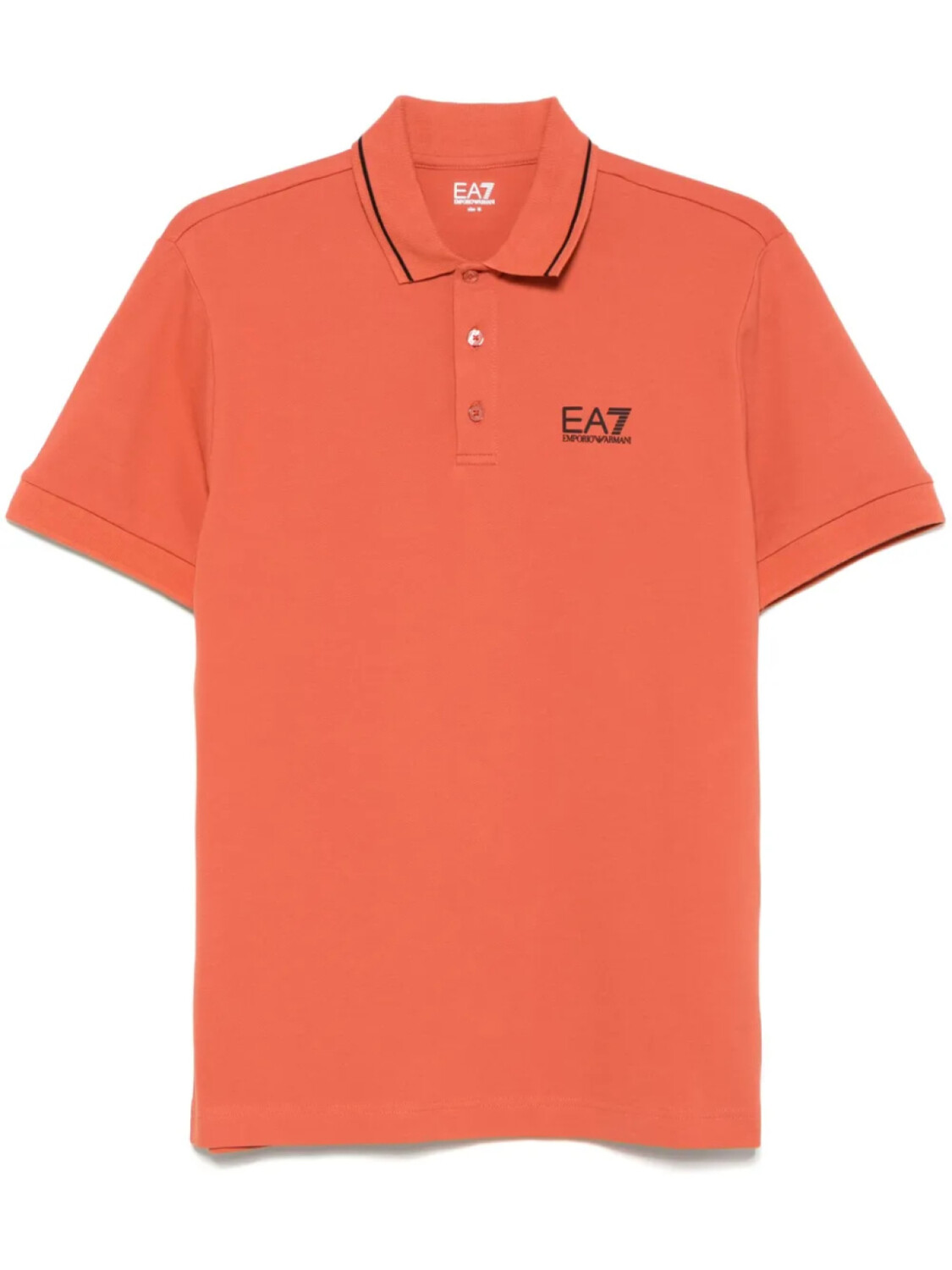 

Рубашка-поло Ea7 Emporio Armani из ткани пике, оранжевый