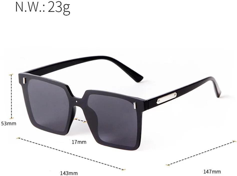 

Солнцезащитные очки MUTYNE в квадратной оправе, большие, женские, винтажные, плоские, модные, для вождения, езды на велосипеде, мужские, C4dark Gray All Grey