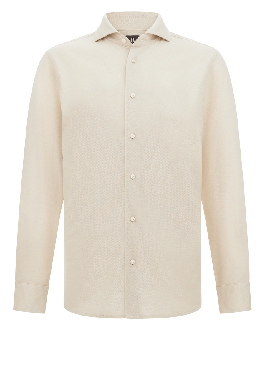 

Рубашка на пуговицах классического кроя Boggi Milano, слоновая кость