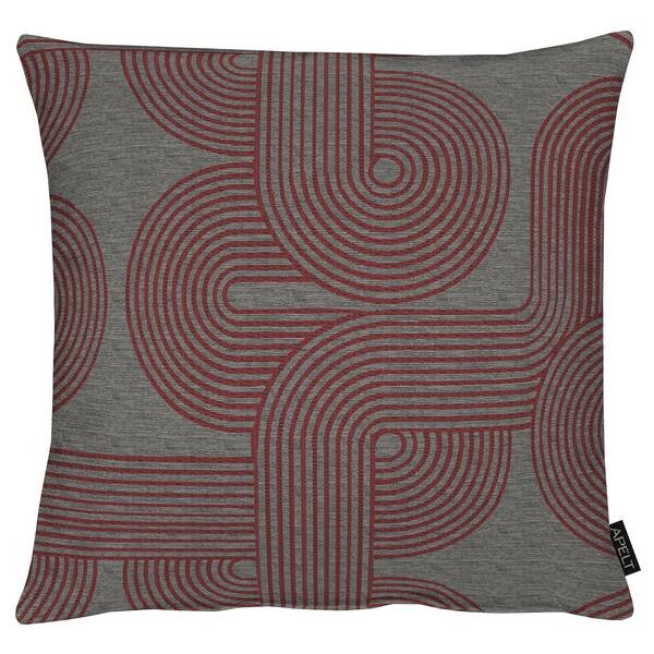 

Декоративная подушка Apelt Nova, 45x45x10 см цвет grau/bordeaux