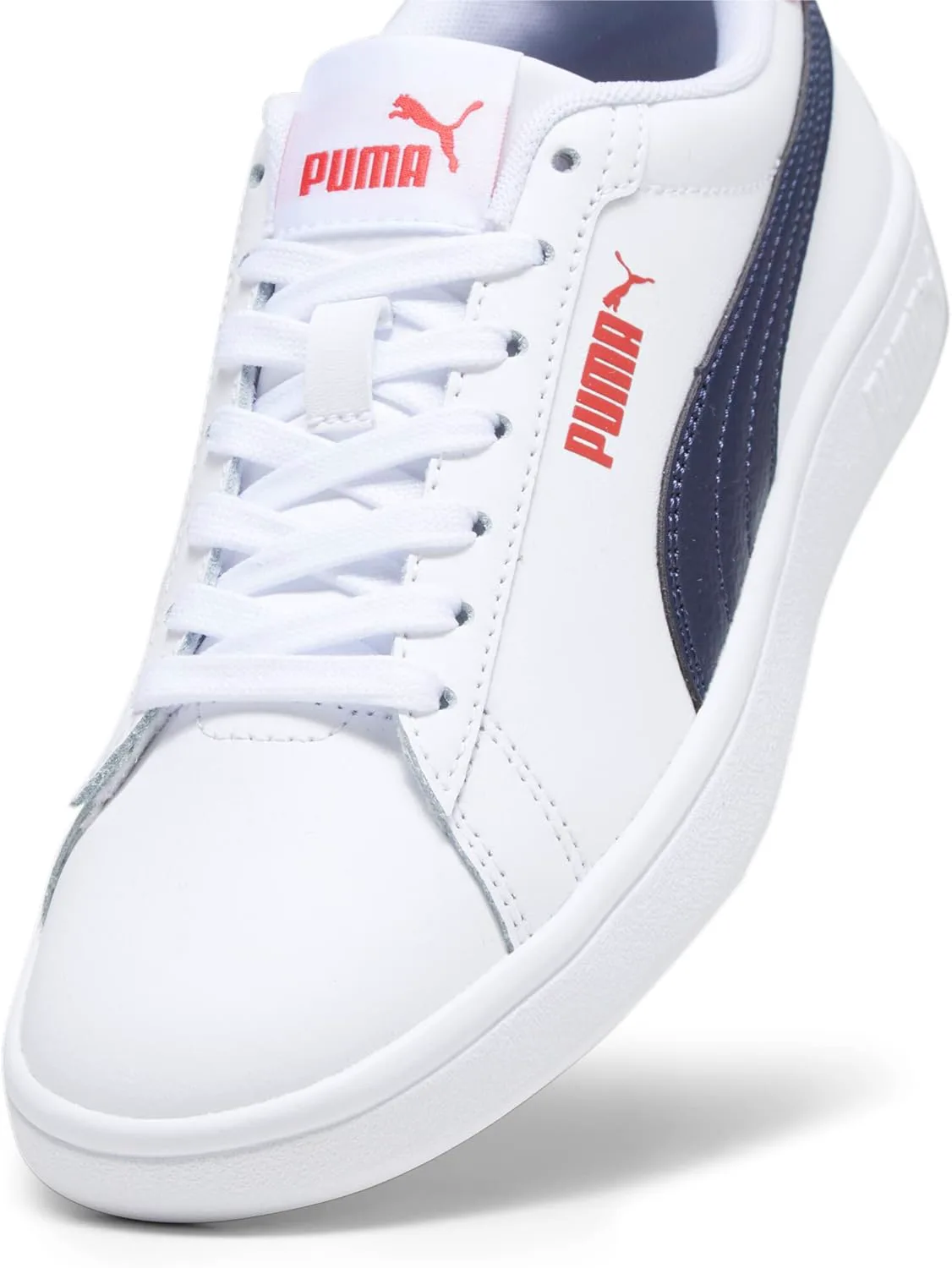Кроссовки Puma для детей и взрослых, белый/темно-синий/красный — фото 2
