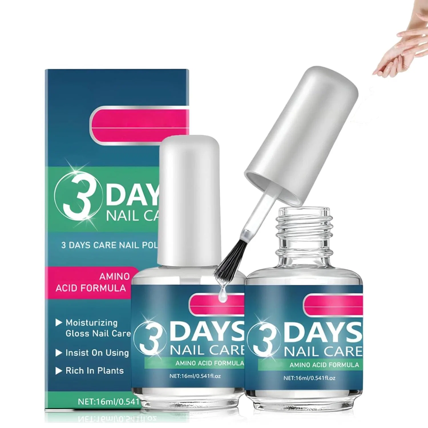 Масло для ногтей с кератином 3 Days Nail Care, 2 шт. Generisch