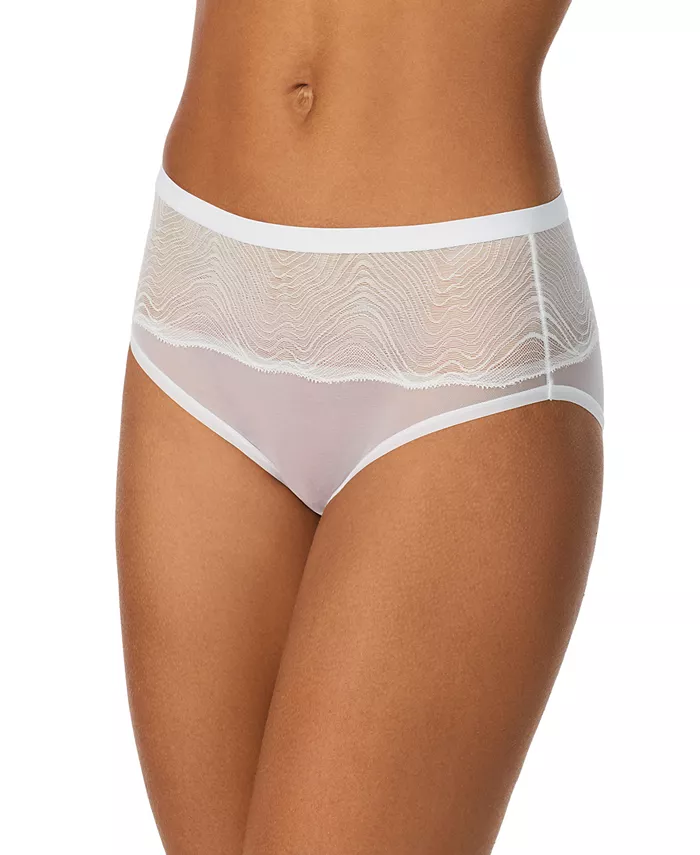 

Женские трусы-хипстер Wave Lace DK8443 DKNY, белый