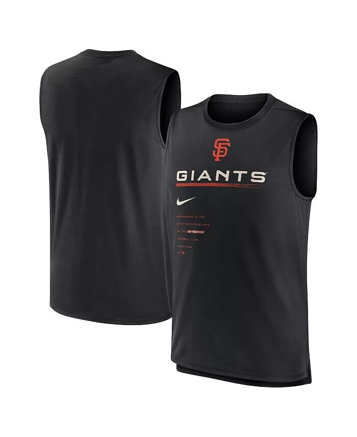 

Мужская черная майка San Francisco Giants Exceed Performance Nike