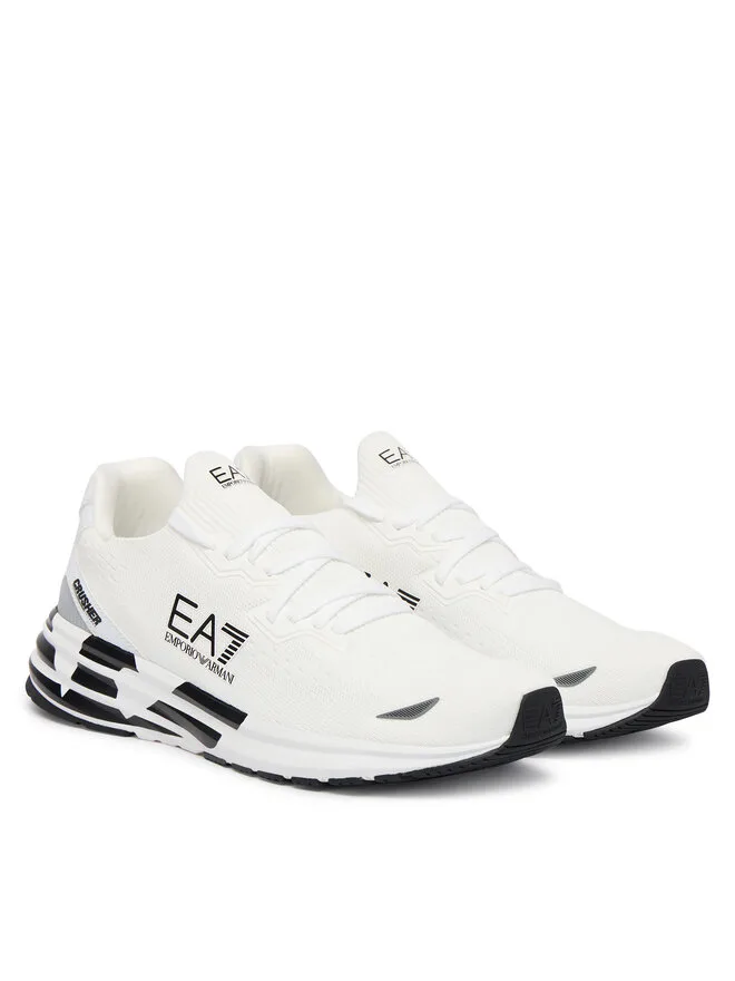 EA7 Emporio Armani Кроссовки 7X000652 AF18639 MZ021 белые — фото 2