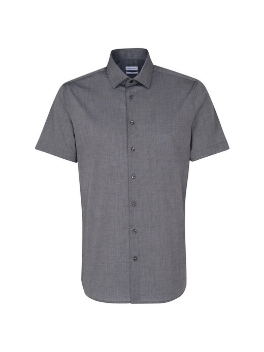 

Деловая рубашка в форме короткого рукава Seidensticker, серый