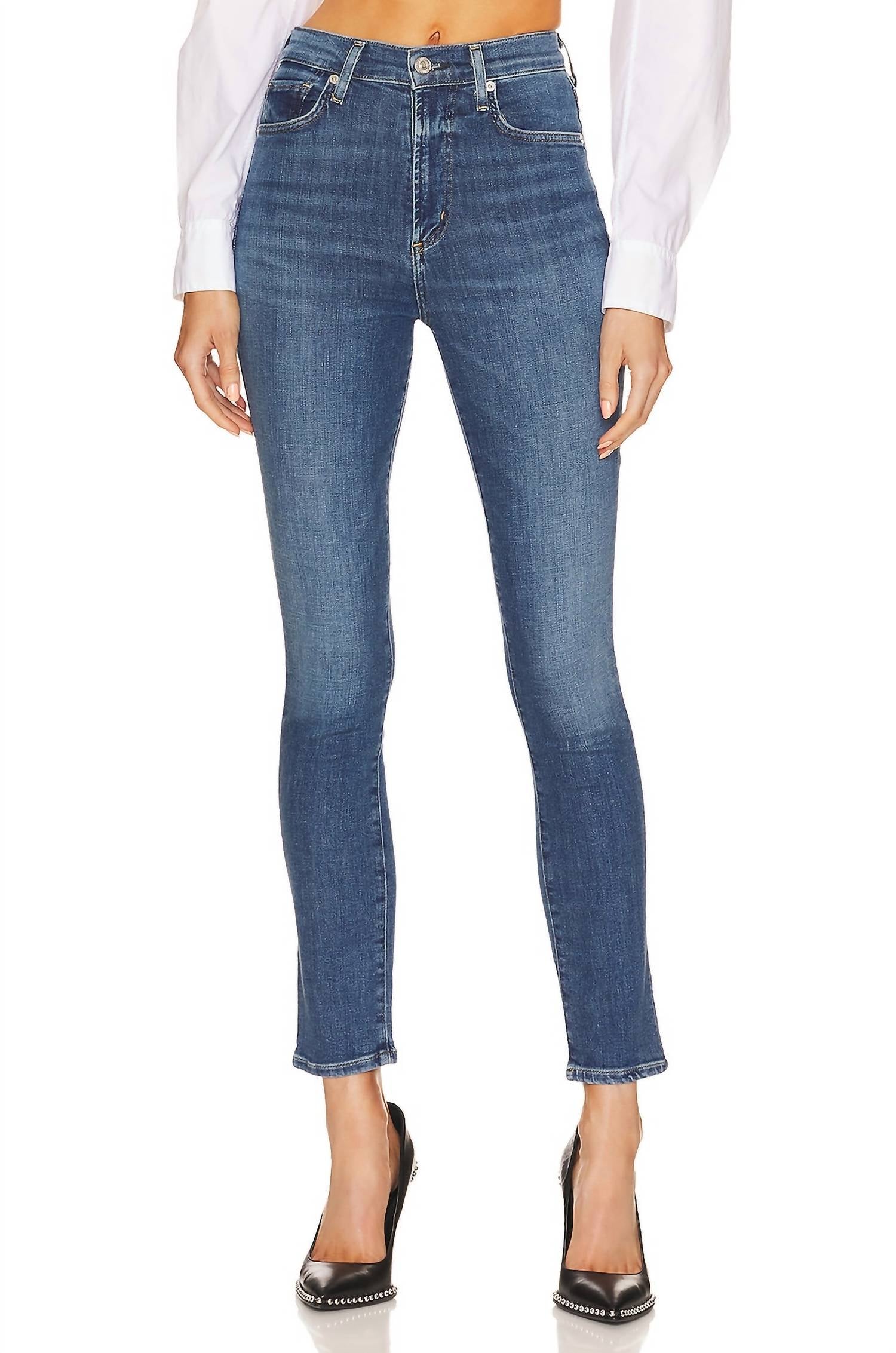 

Джинсы Olivia High Rise Slim Denim в Lawless Citizens of Humanity