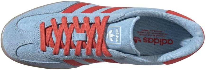 Мужские кроссовки adidas Gazelle Indoor на шнуровке, повседневные - синие — фото 4