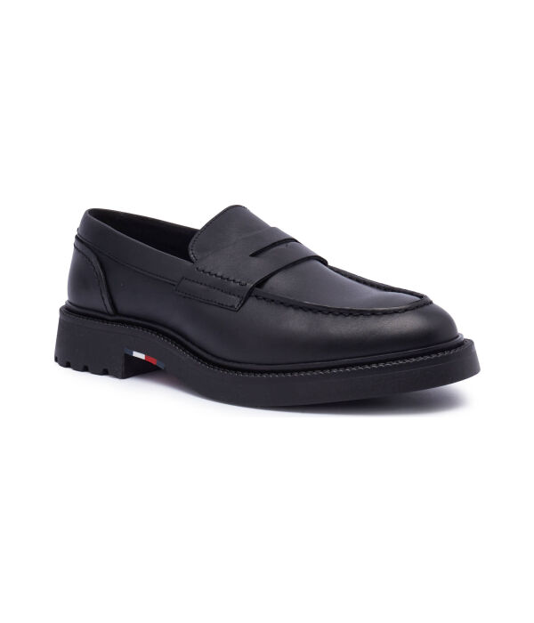 

Кожаные мокасины Tommy Hilfiger, черный