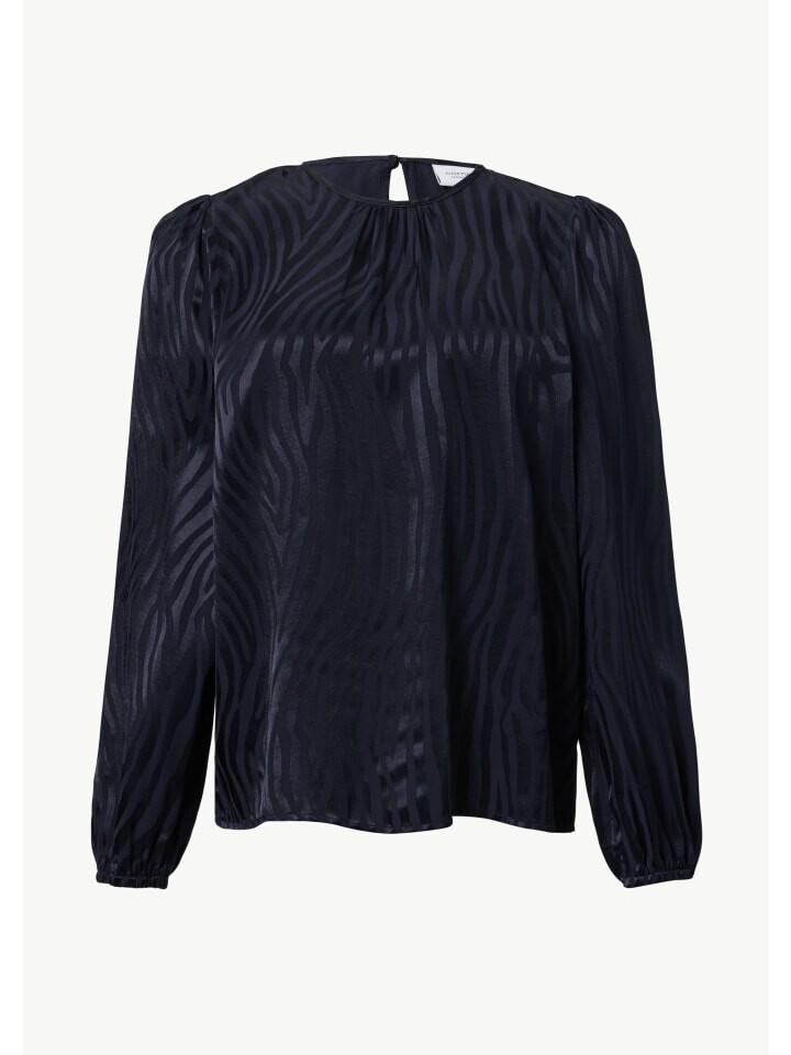 

Блуза comma CI Bluse langarm, синий