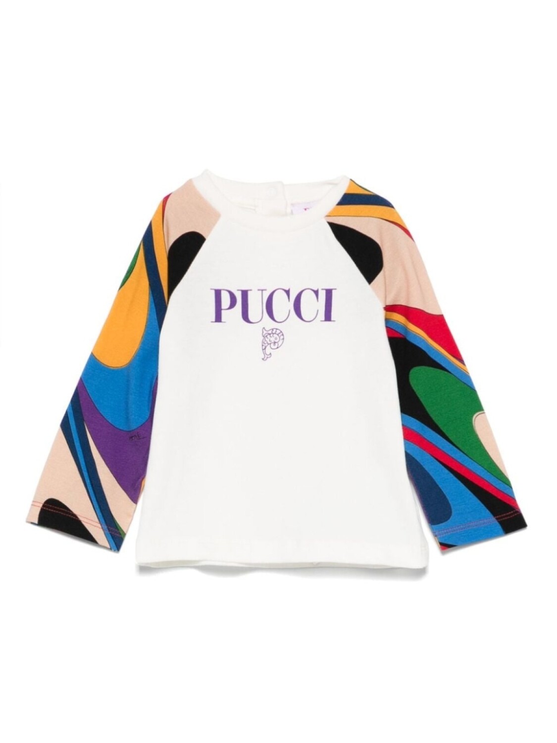 

PUCCI Junior рубашка с принтом Iride, белый