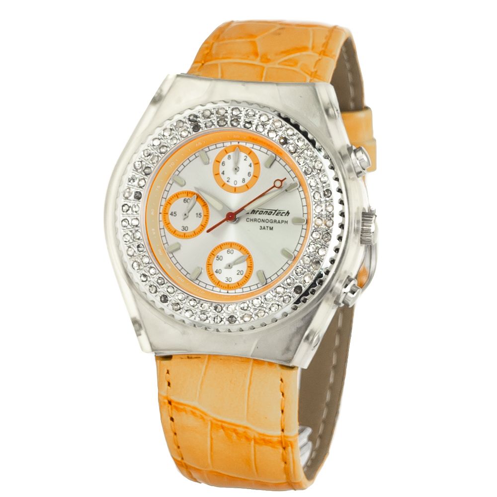 

Часы Chronotech LeatherWatch, оранжевый
