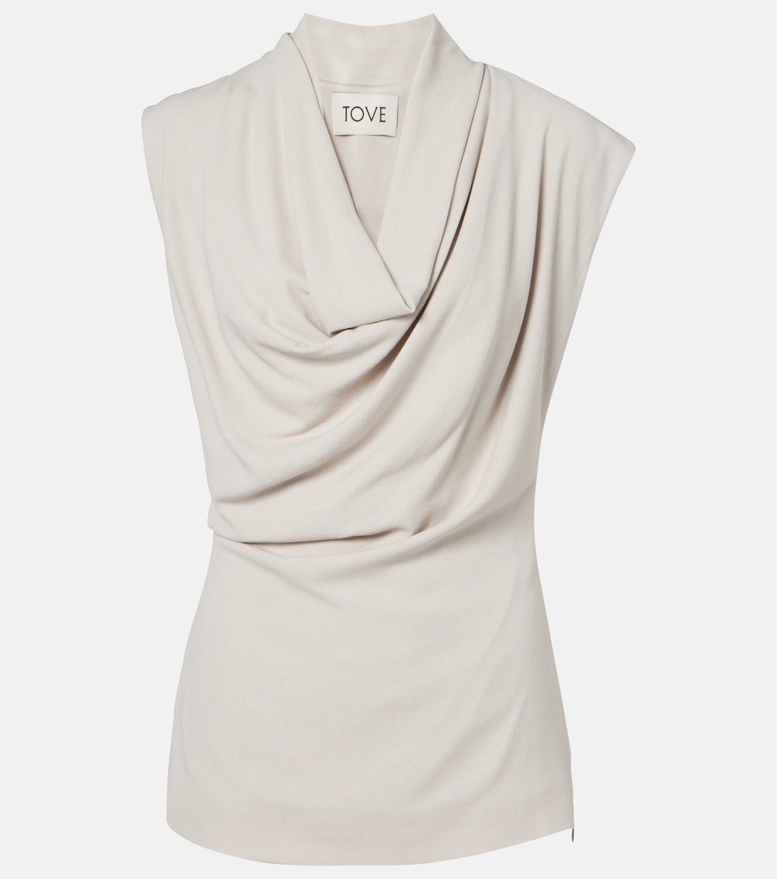 

Nuala драпированный топ Tove, Dove Grey