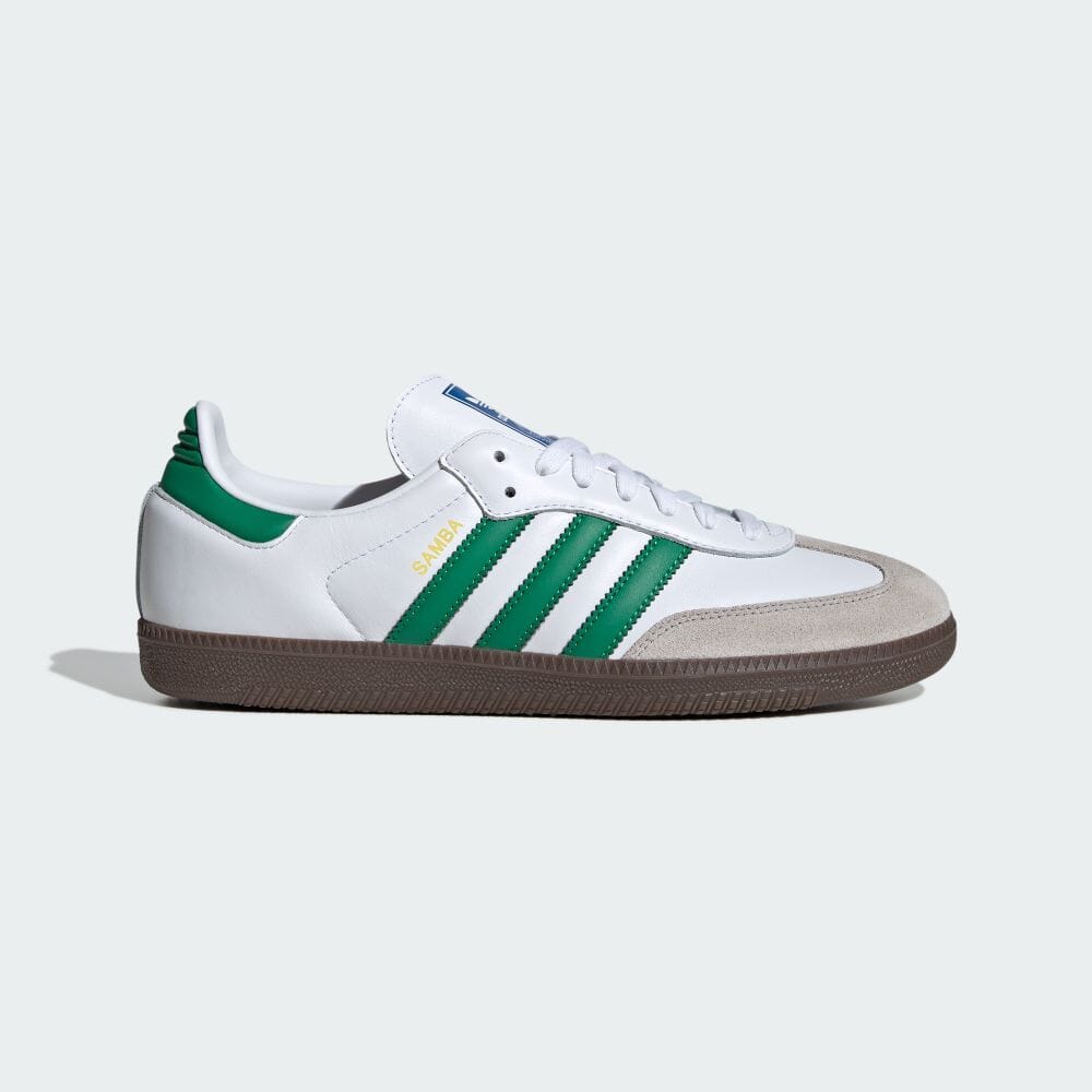 

Кроссовки Adidas SAMBA OG, цвет White/Green/Supplier Color