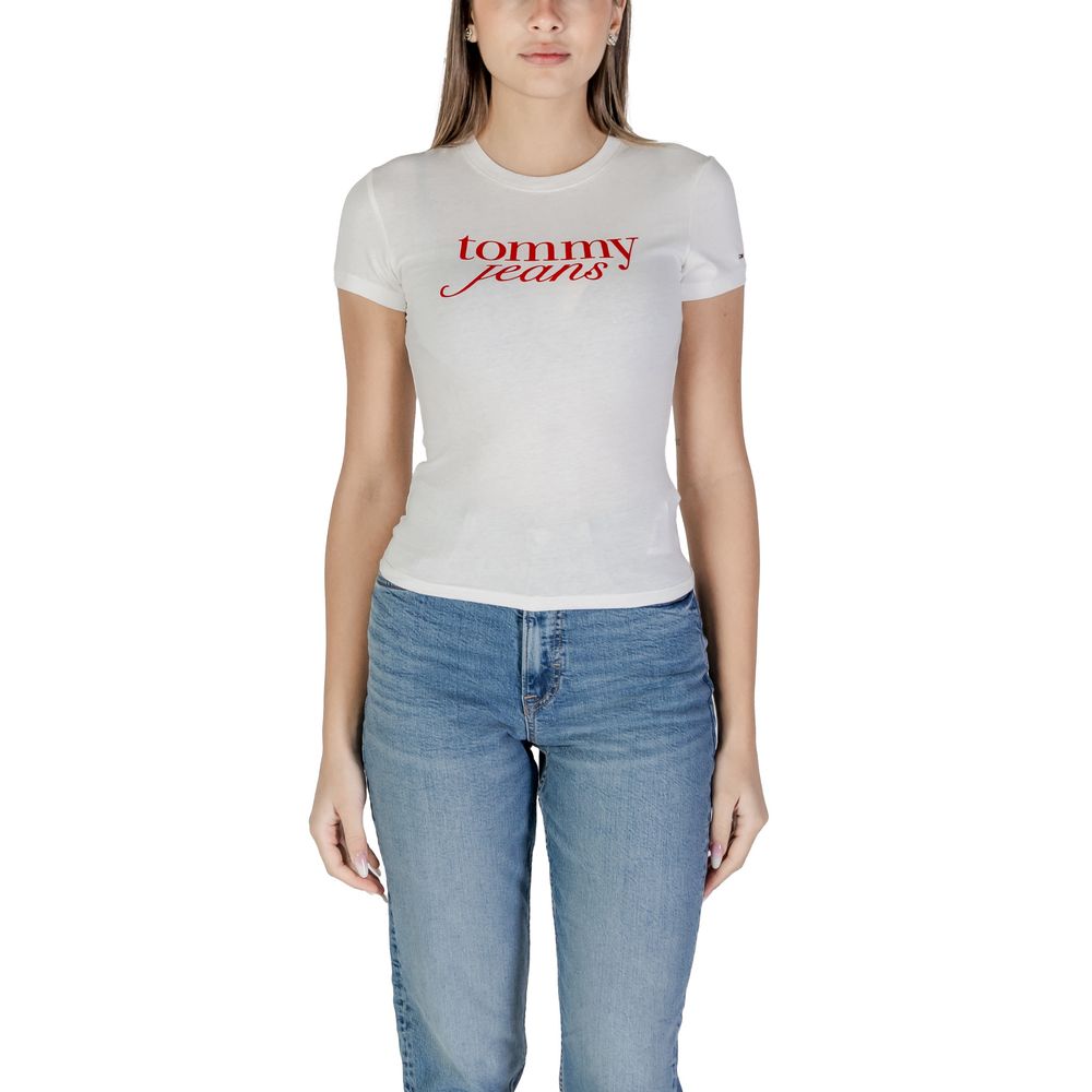 

Белые хлопковые топ и футболка Rigenerato Tommy Jeans