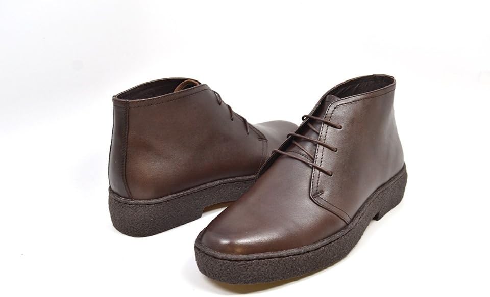 

Британская коллекция - оригинальные высокие кожаные кроссовки Playboy British Collection, коричневый