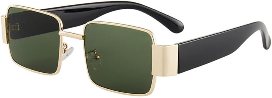 

Солнцезащитные очки с большой квадратной оправой 2027 года для мужчин, модные солнцезащитные очки для женщин с большим лицом, очки с защитой от УФ-излучения UV400 MTZJH, Green