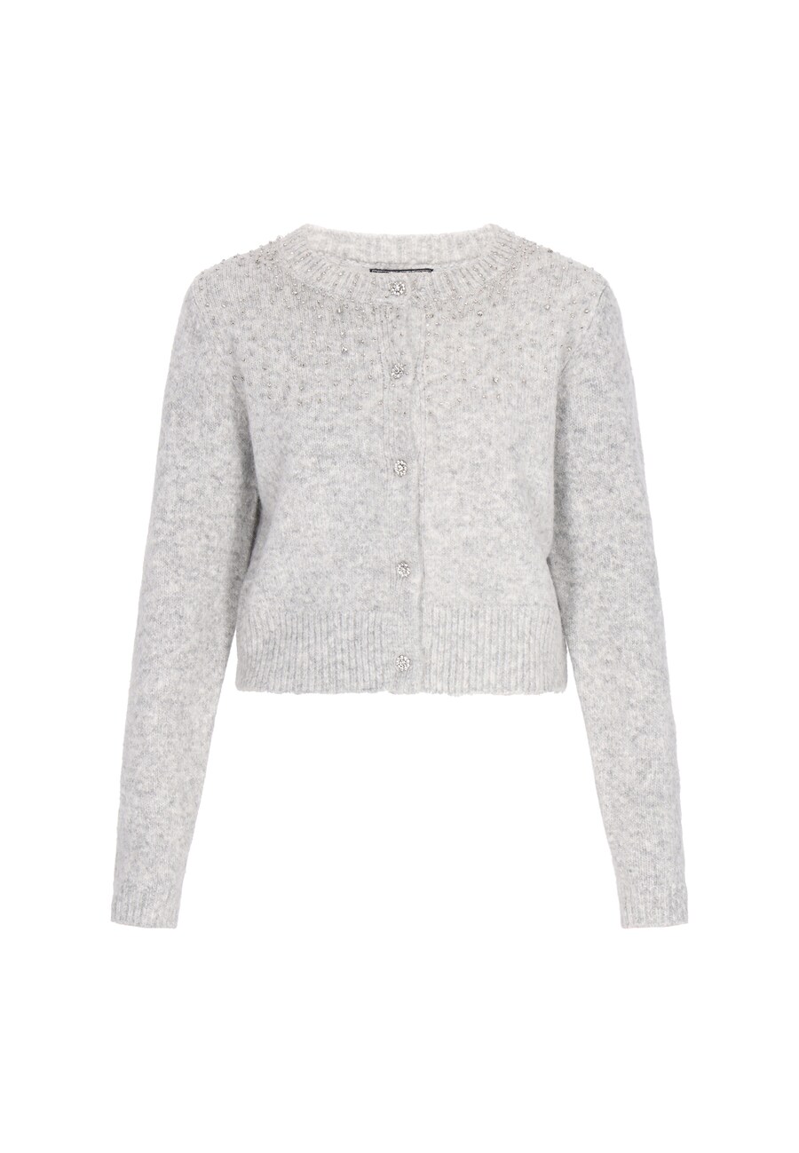 

Вязаный кардиган DreiMaster Vintage, светло-серый