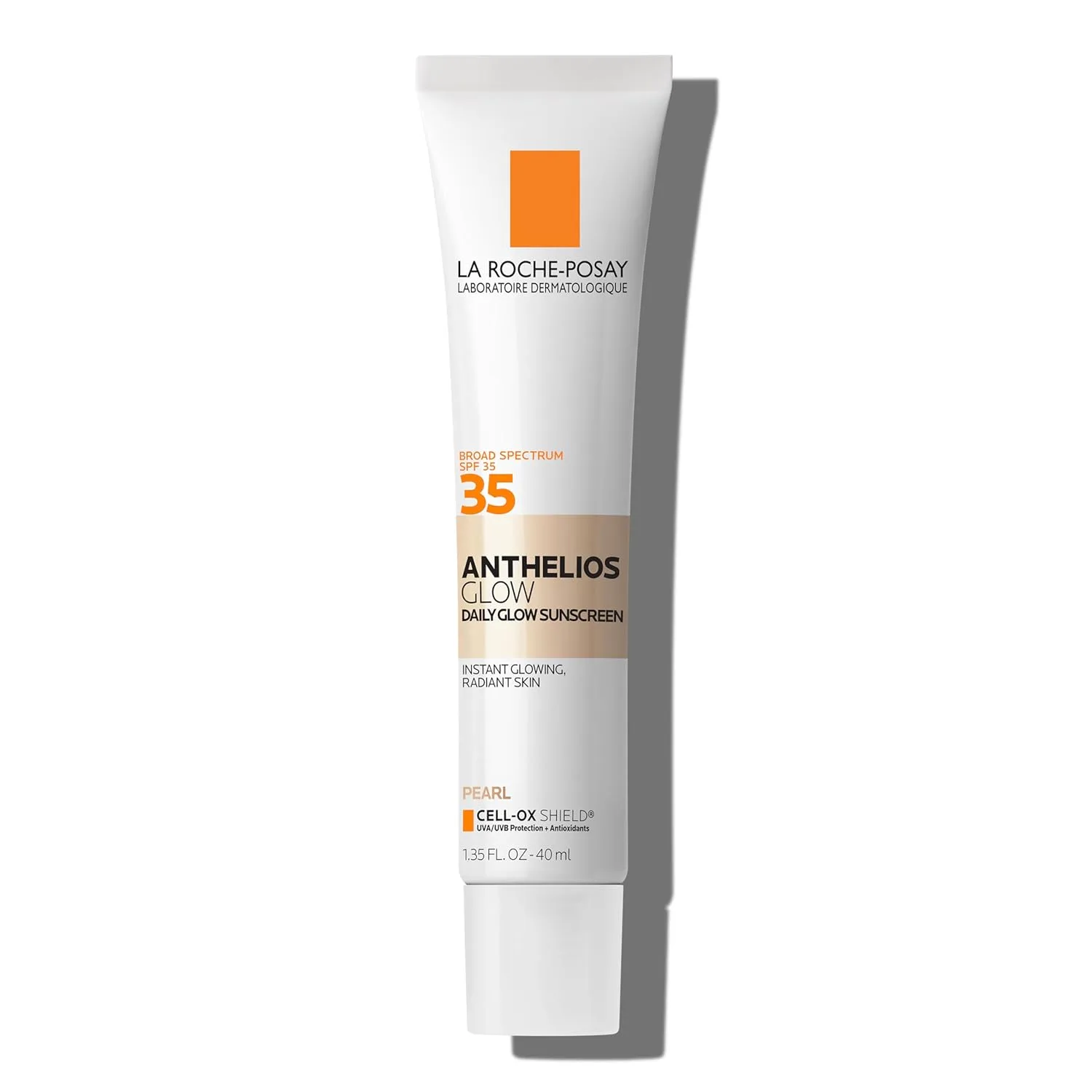 La roche-posay anthelios тонированный солнцезащитный крем для лица с spf 35, широкий спектр защиты, для всех типов кожи, 24-часовая гидратация, легкая текстура, Light