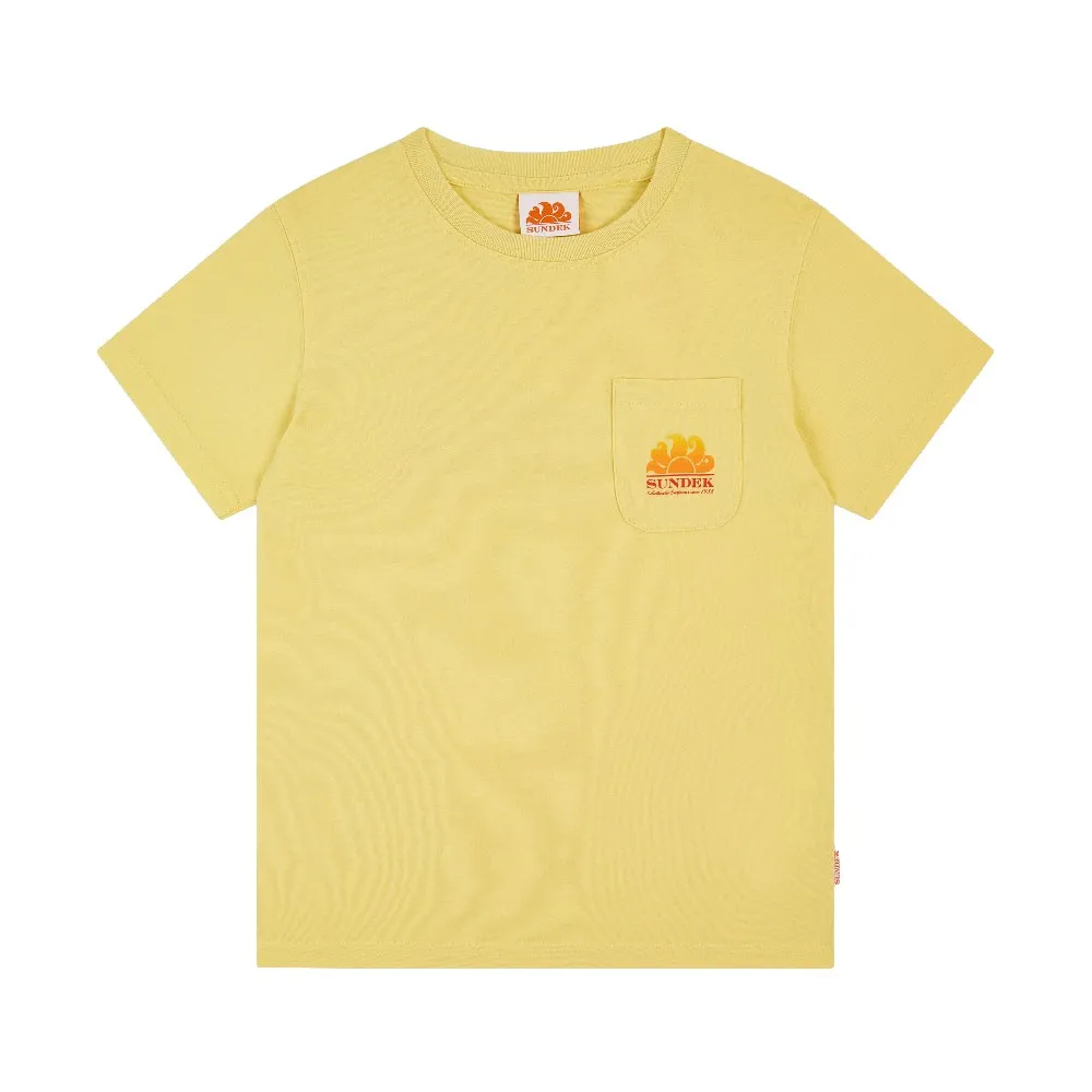 

Футболка Sundek Mini new herbert with shaded logo, желтый