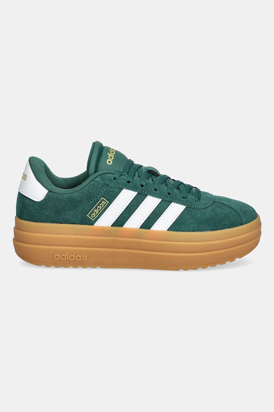 Кроссовки VL Court Bold Adidas, зеленый — фото 2