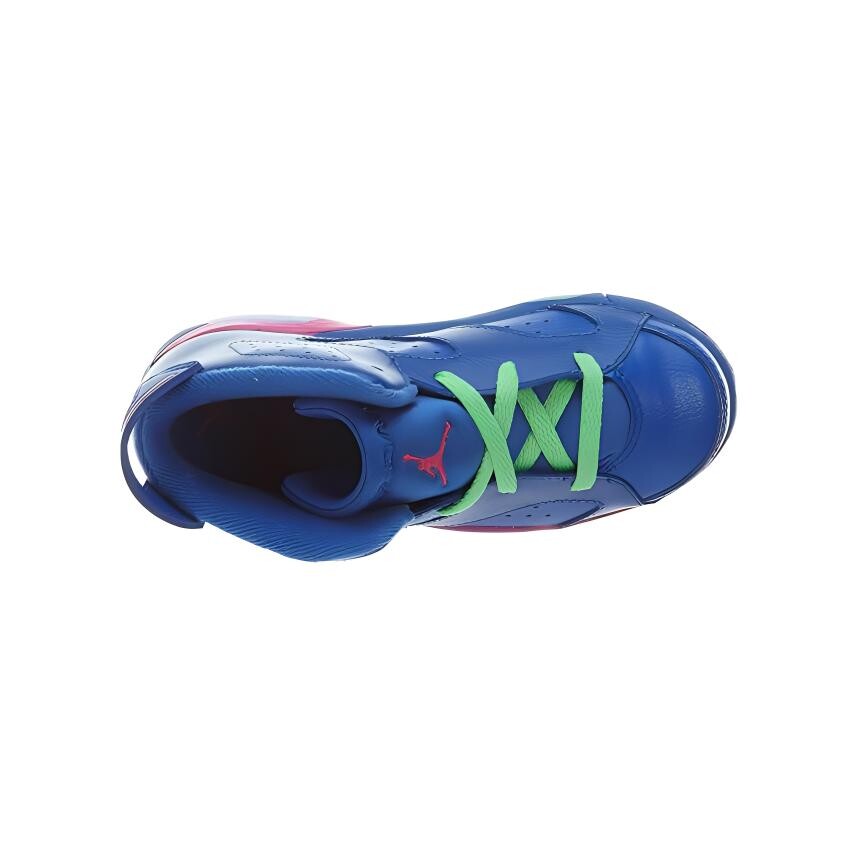 Кроссовки Air 6 Toddler TD Mid-top розовые/синие Jordan — фото 4