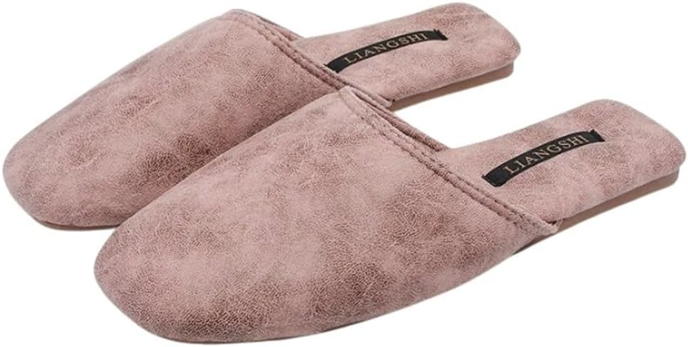 

Тапочки для женщин и мужчин Роскошные закрытые сандалии Легкая домашняя обувь Для дома и улицы Yafirgeer, розовый