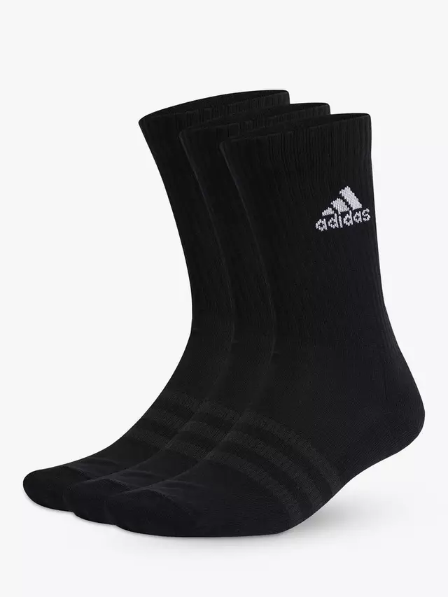 

Носки adidas Cushioned Crew 3 шт, цвет black/white