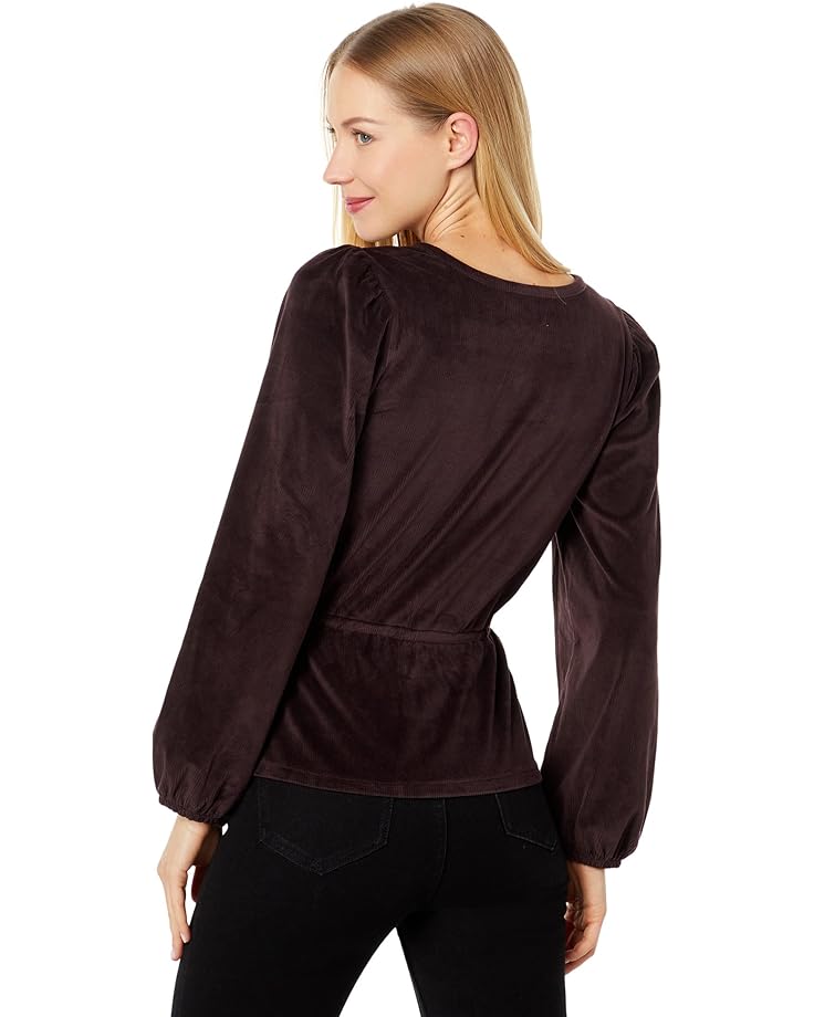 

Топ Madewell Fuji Wrap Tie Top, цвет Spiced Raisin