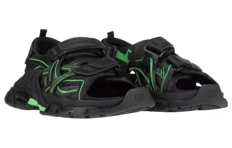 Кроссовки массивные Balenciaga Track 2.0 женские, черный — фото 4