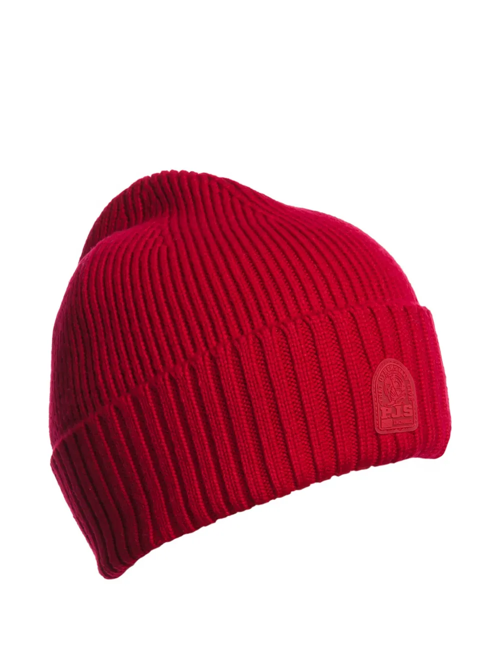 

Шапка бини в рубчик Parajumpers, красный