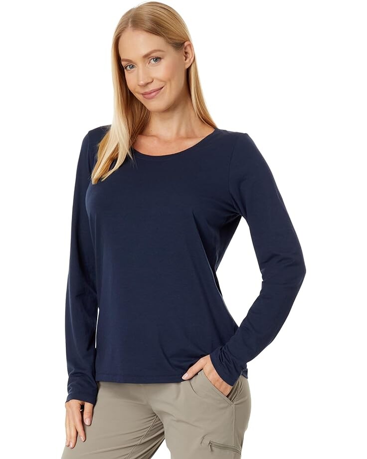 

Футболка L.L.Bean Soft Stretch Supima, цвет Classic Navy