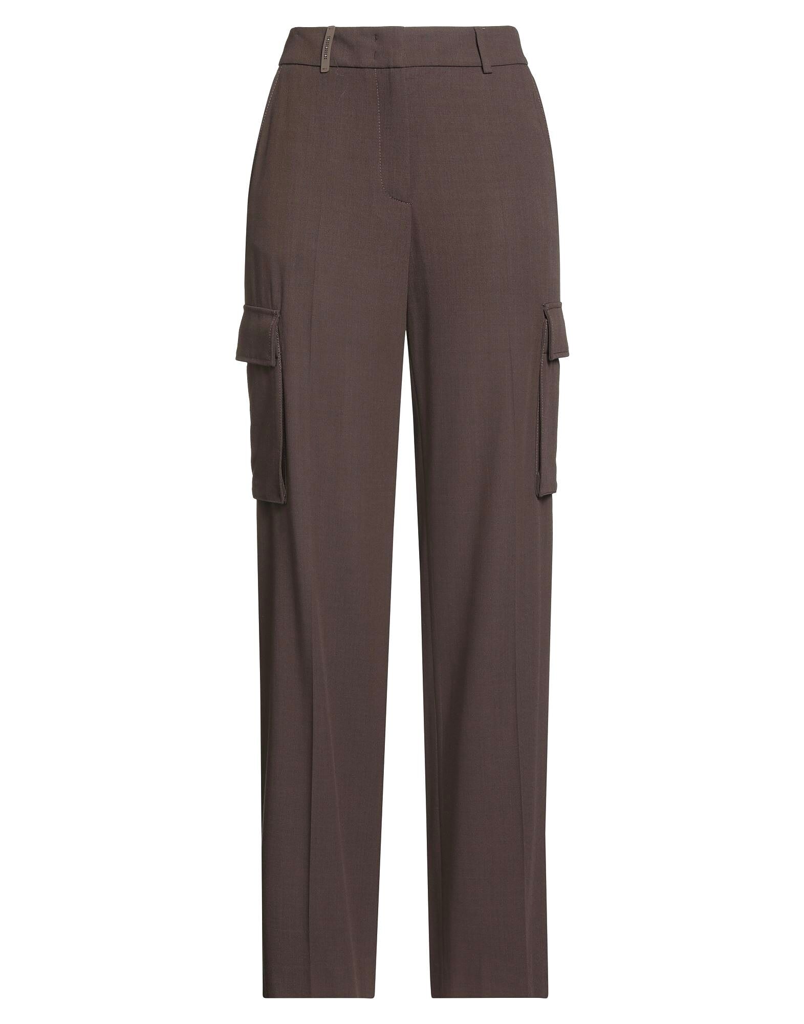 

Брюки Peserico, темно-коричневый
