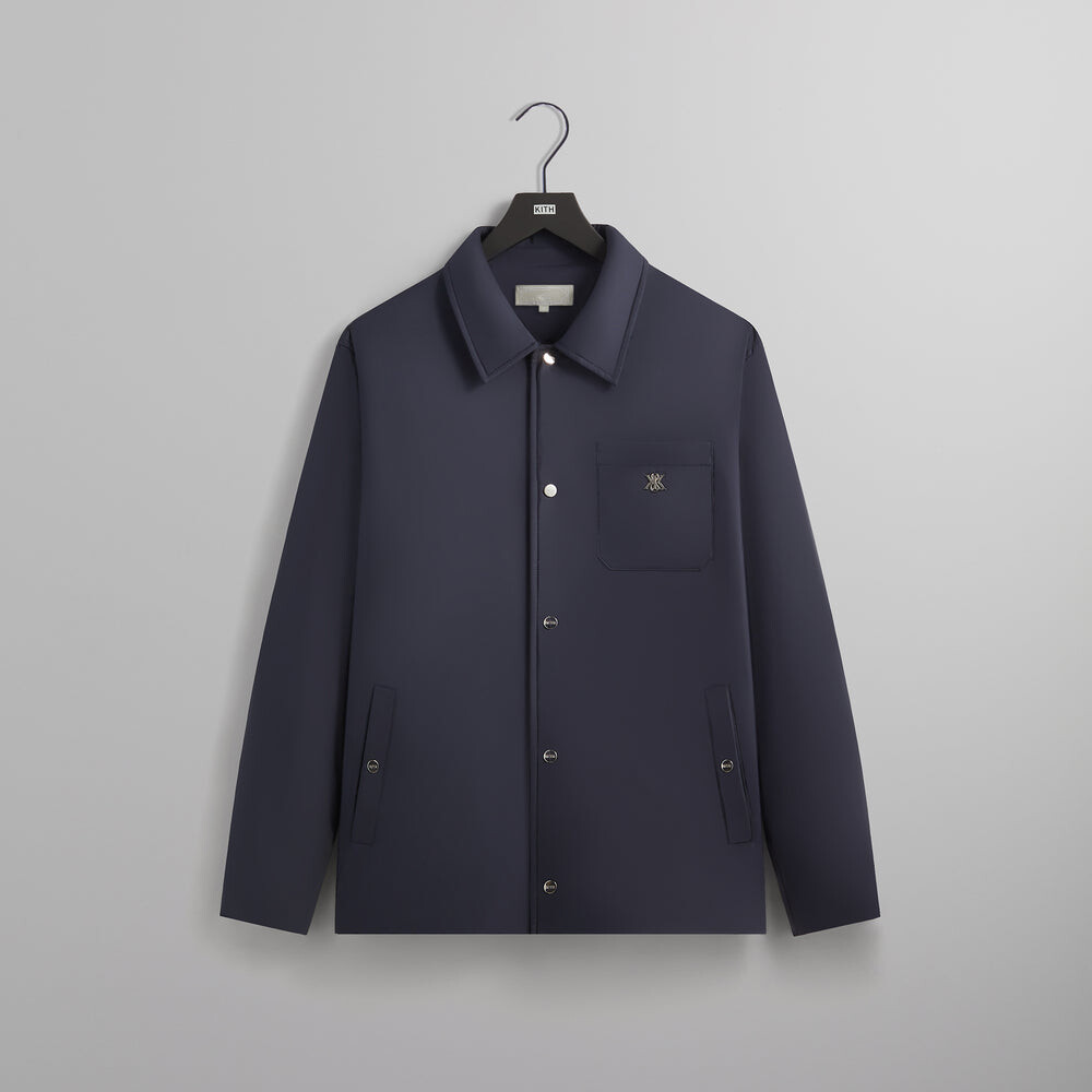 

Куртка Kith Puffed Nylon Reed Shirt Jacket, черный